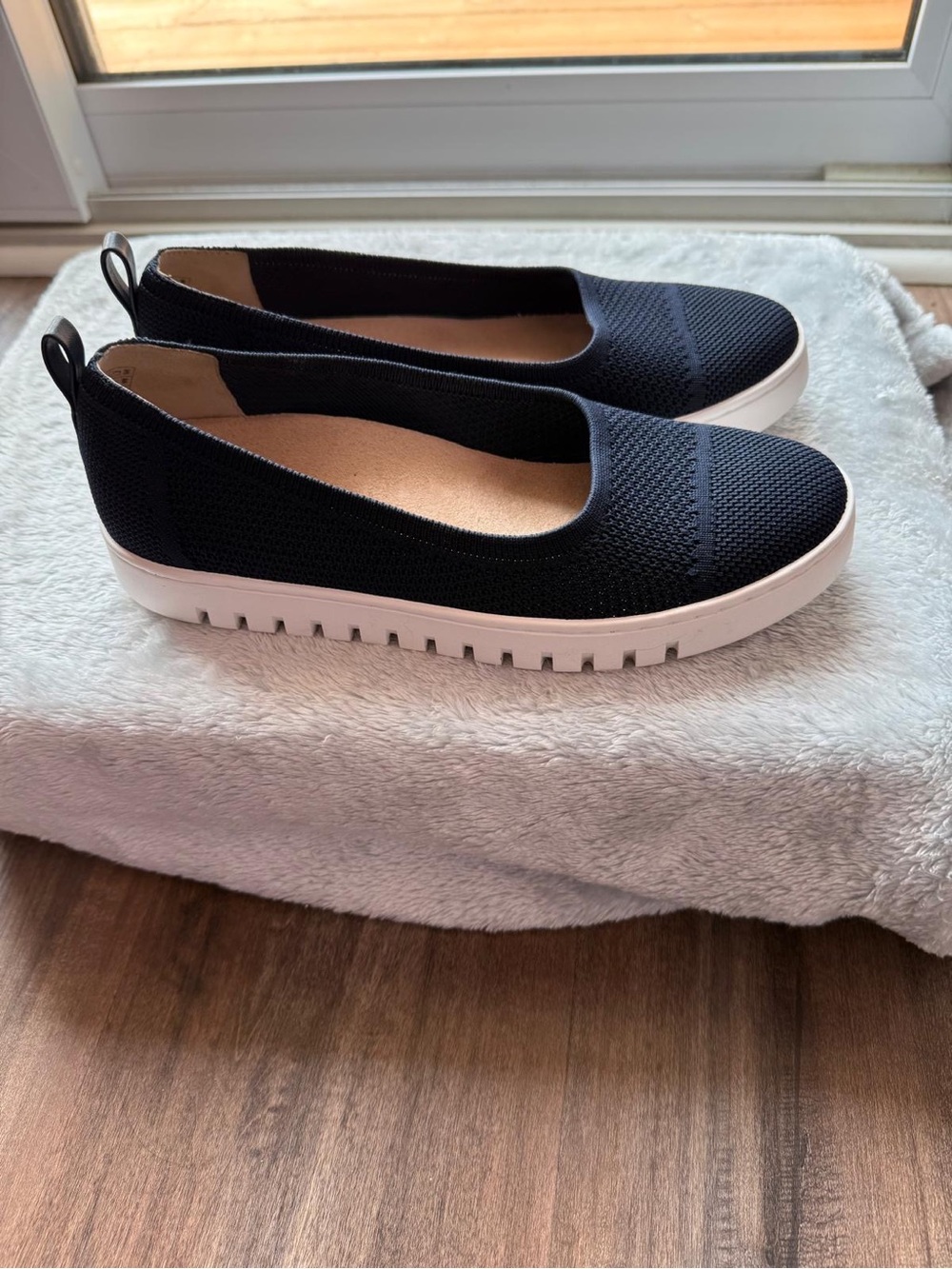 Vionic Uptown Knit Skimmer Flats Navy Blue Size 40 - Picture 5 of 5